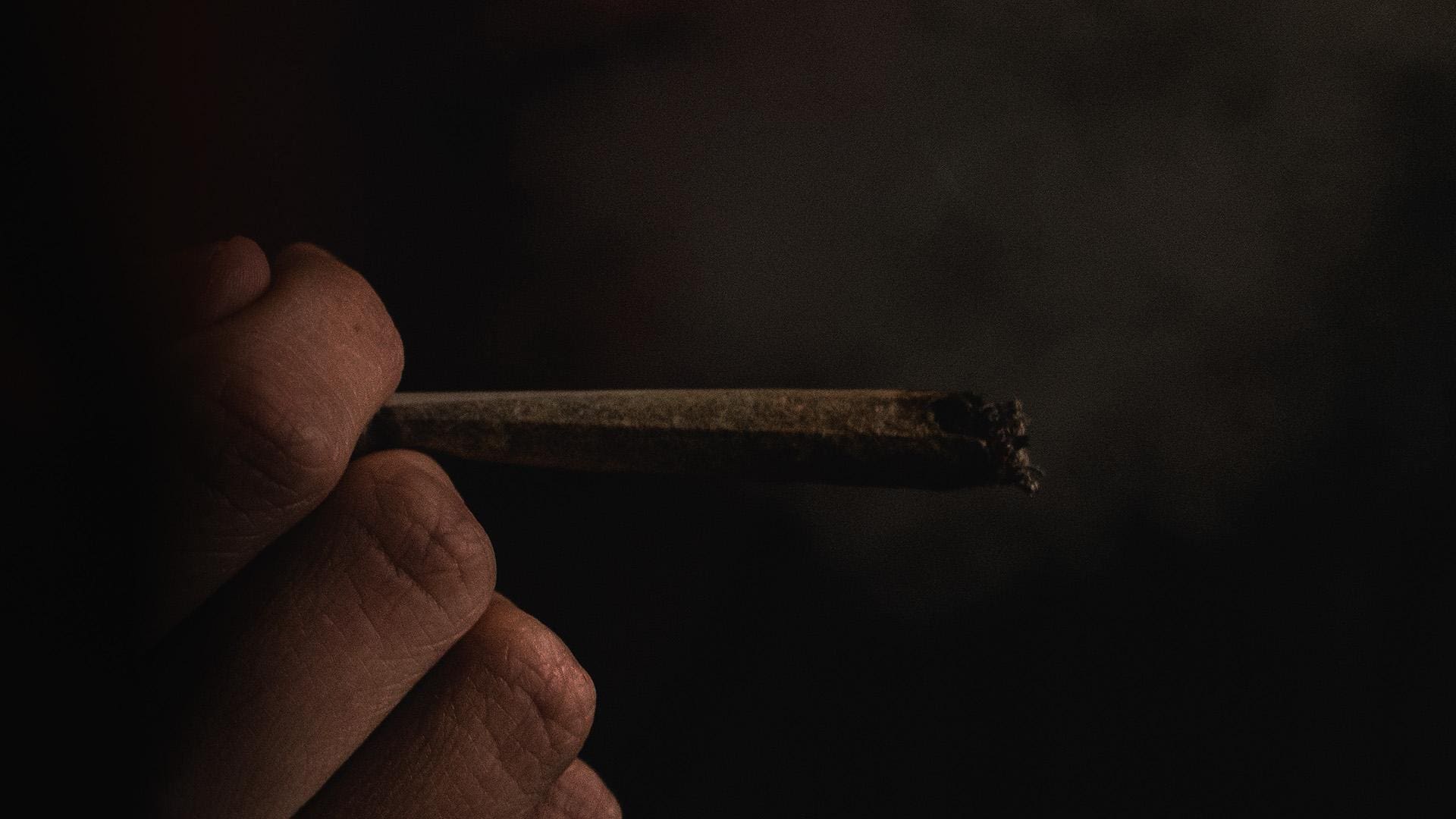 half-burned pre-roll