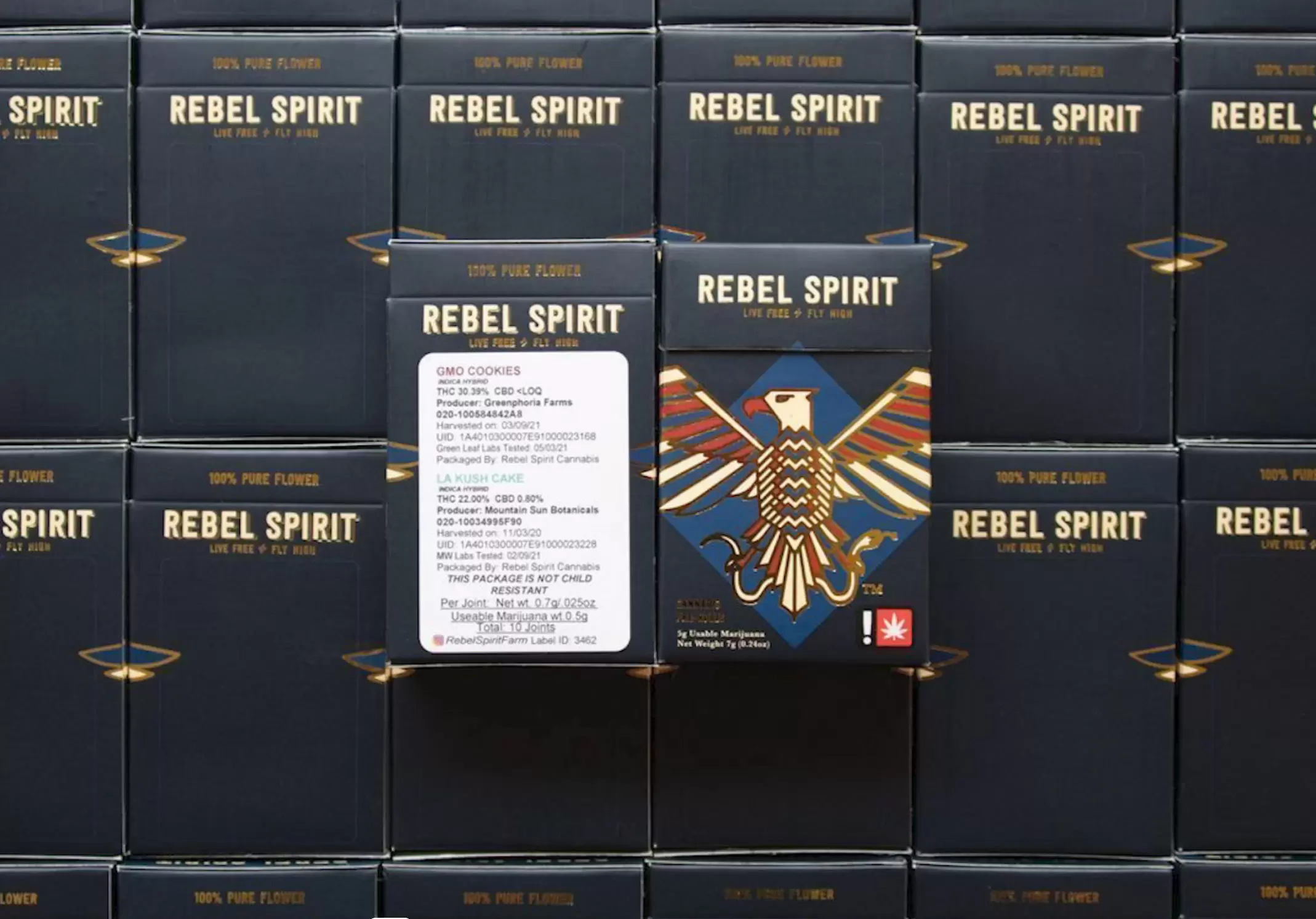 Rebel Spirit Pre-roll Boxes