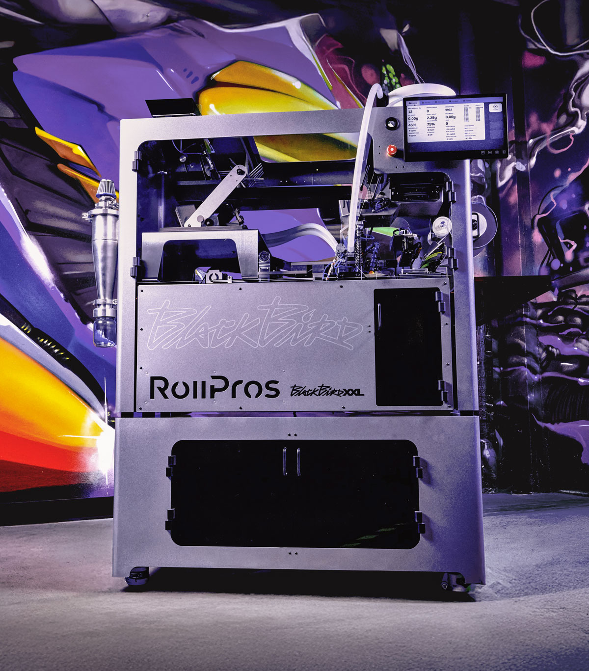 ROLL Blackbird XXL Main 3A RollPros - Pre Rolling Machine