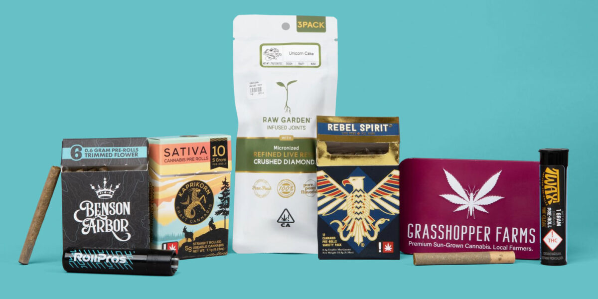 cannabis pre roll packaging for branding