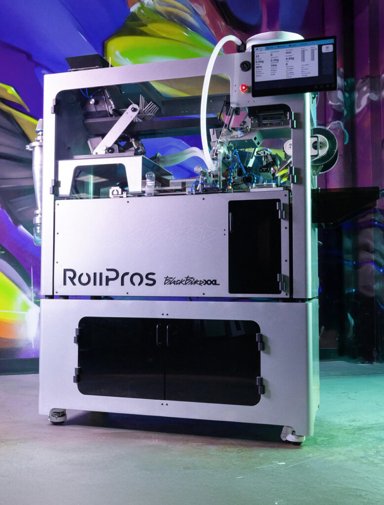 The Convenience of Blunt Rollers: Perfect Rolls with Minimal Effort ROLL Blackbird XXL Full 2 RollPros - Pre Rolling Machine