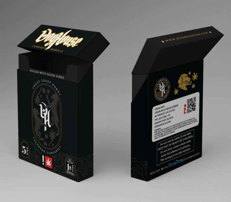 luxury pre roll packaging design