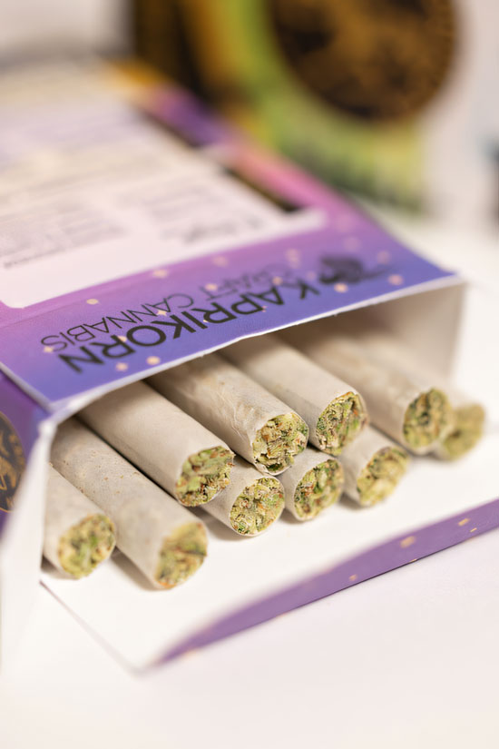 open box of cannabis joints by Kaprikorn