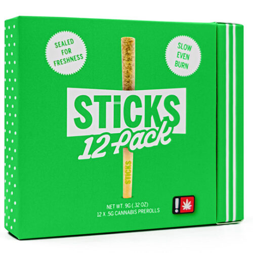 Sticks cannabis rolls box