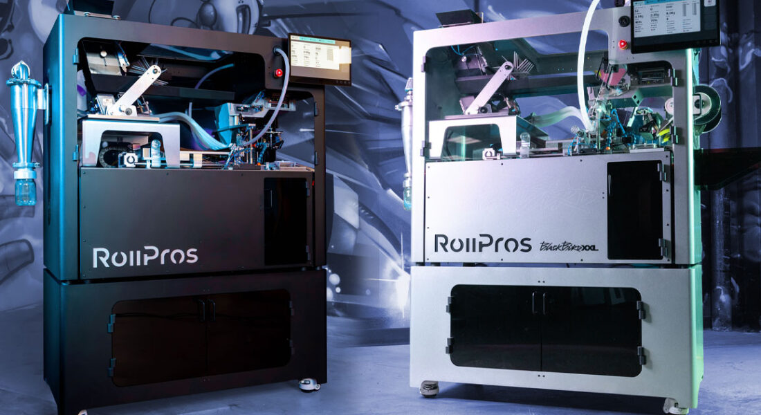 pre-roll machines side by side