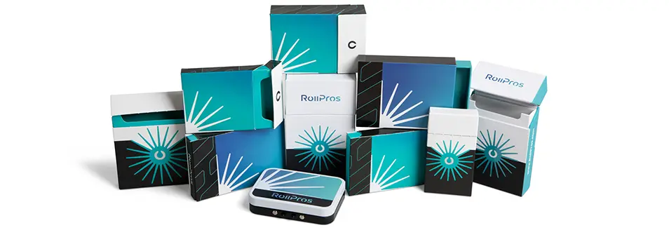 How to Comply with Cannabis Packaging Requirements in the Pre-Roll Production Process ROLL Canna Packaging 6a RollPros - Pre Rolling Machine