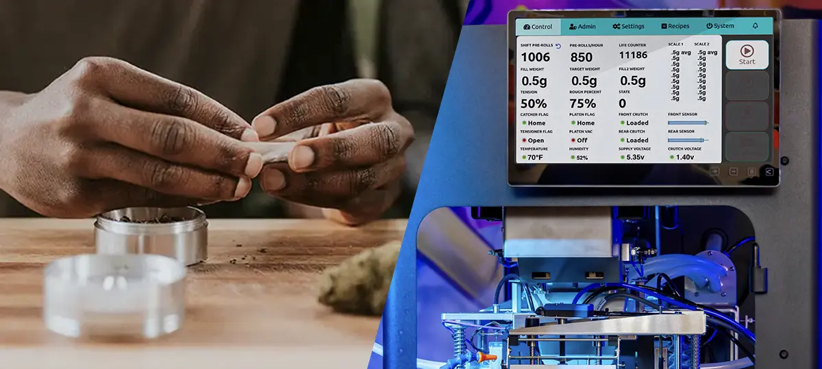 Pre-Roll Machines vs. Hand-Rolled Joints: Which is Better for Your Business? ROLL cannabis machine hand RollPros - Pre Rolling Machine
