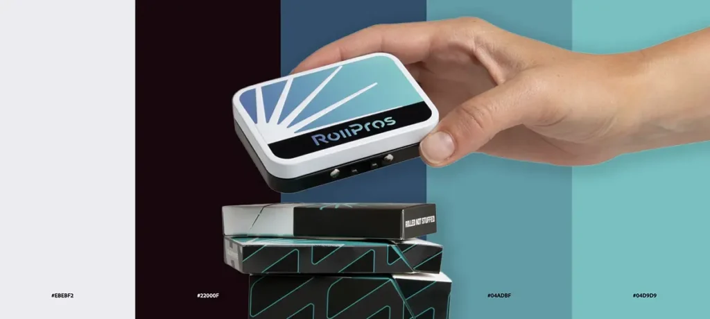 ROLL color pre rolls color scheme RollPros - Pre Rolling Machine