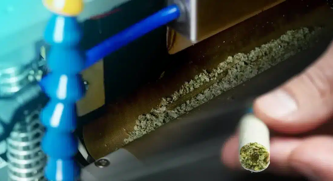 RollPros Unlocks Scalable Hash Hole Production with the Blackbird XXL Hash Hole Blunt Rolled with a Blackbird XXL