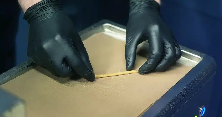 RollPros Unlocks Scalable Hash Hole Production with the Blackbird XXL Operator putting out a worm of hash