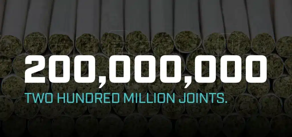 200 Million Joints Rolled. two hundred million joints