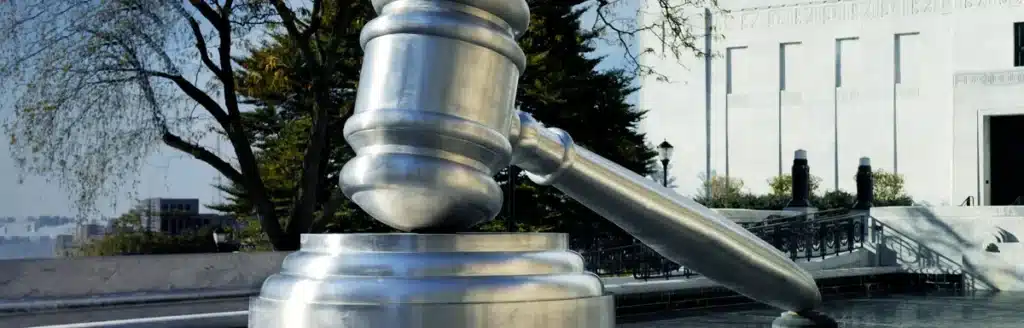 Is Weed Legal in Ohio? (2026 Laws, Limits & What SB 56 Changed) Gavel statue outside ohio court house